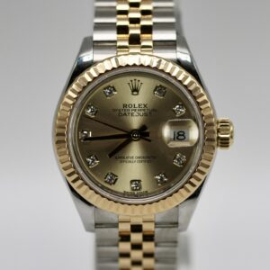 Rolex Datejust 28mm 279173, Champagne Diamond Dial, 2019