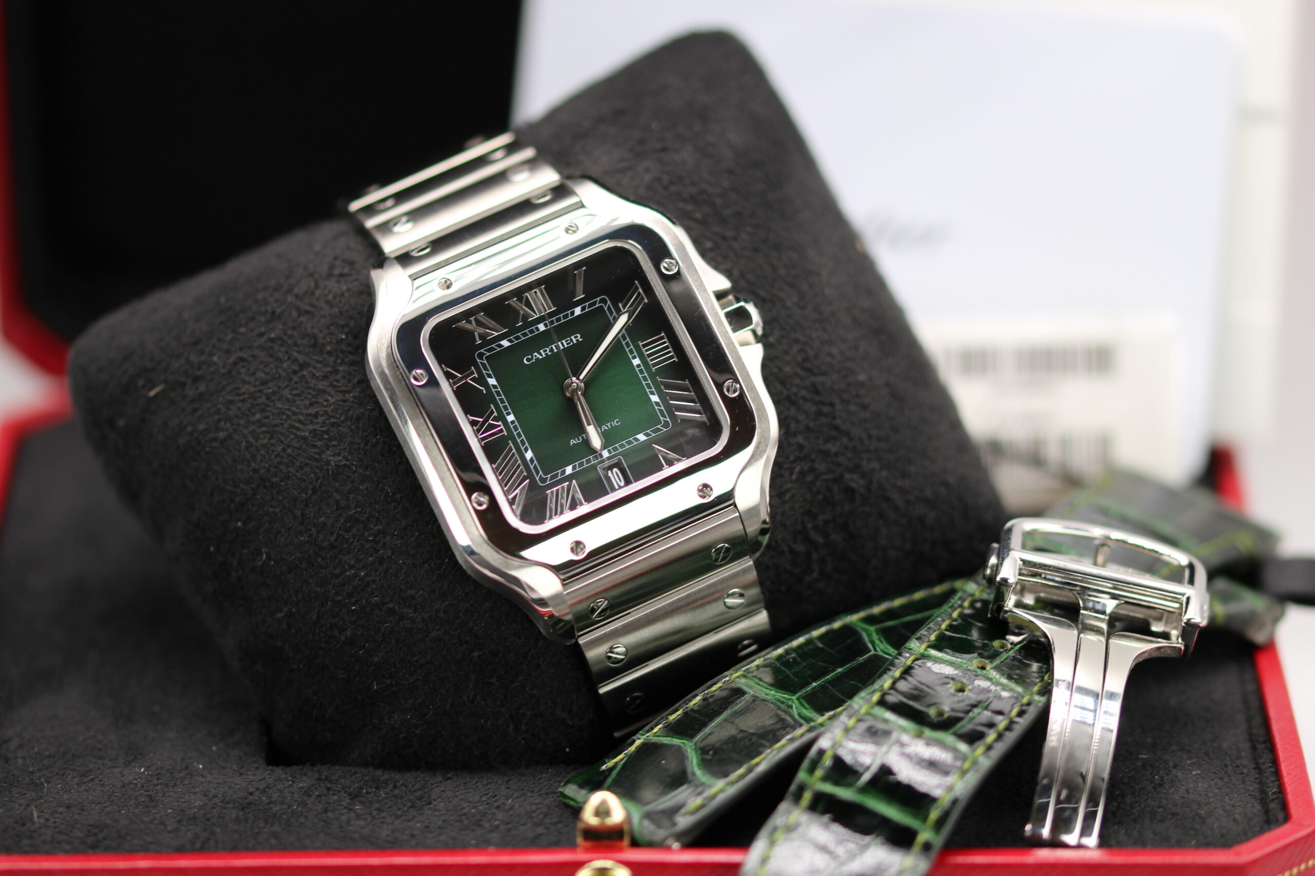 Cartier Santos De Cartier Large WSSA0062 Green, 2025 - Image 6