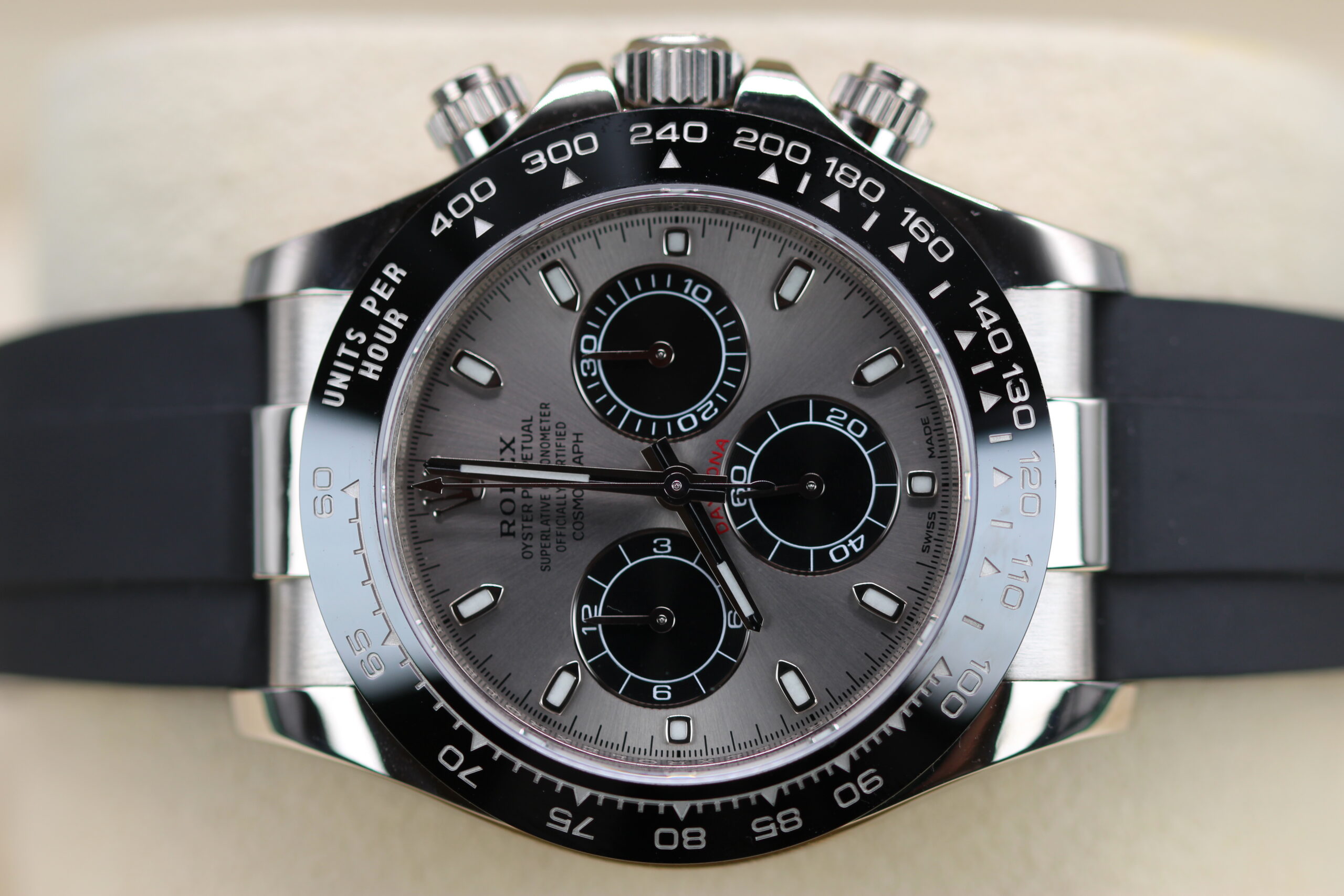 Rolex Daytona Oysterflex 116519LN, Silver, 2019 - Image 5