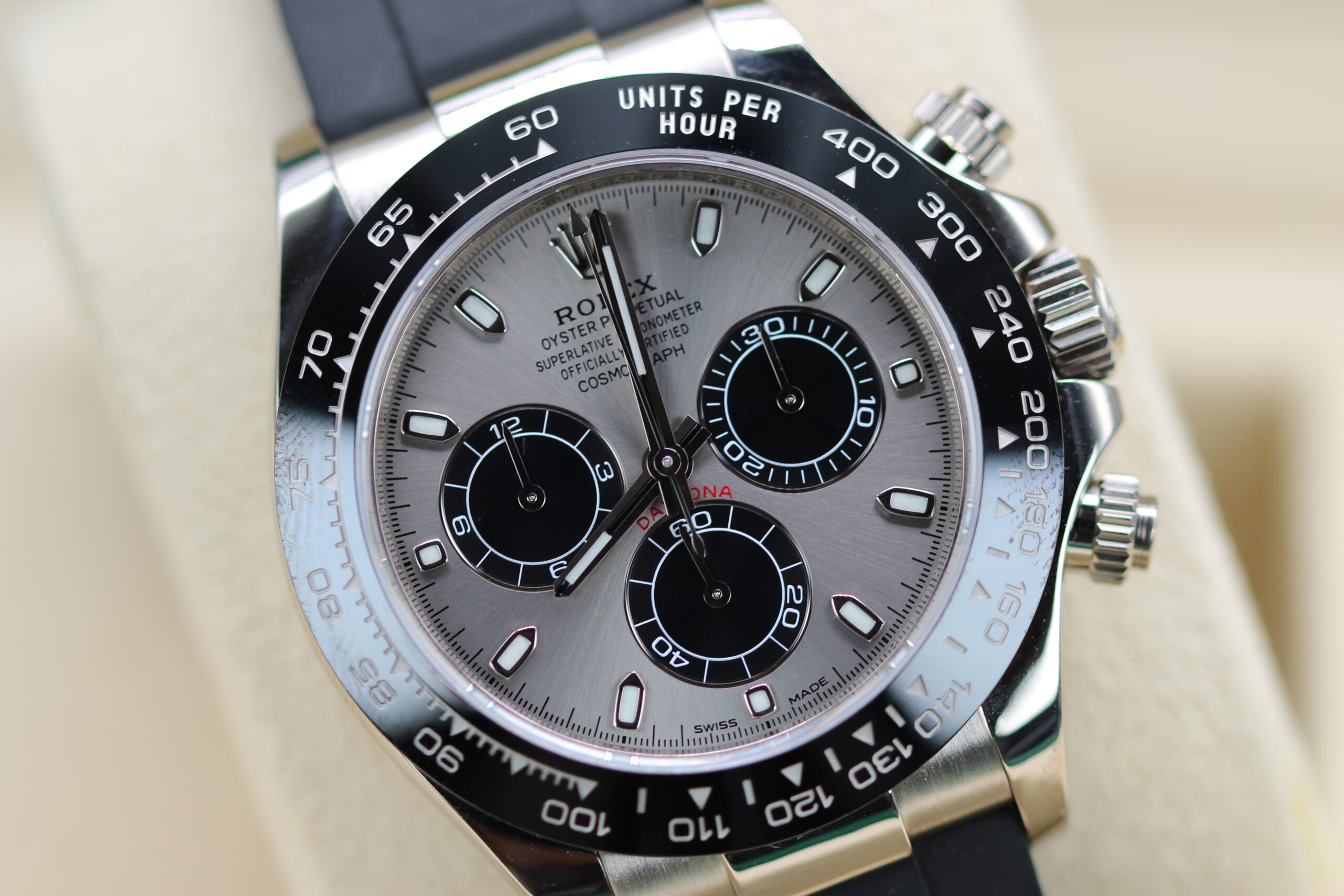 Rolex Daytona Oysterflex 116519LN, Silver, 2019 - Image 7