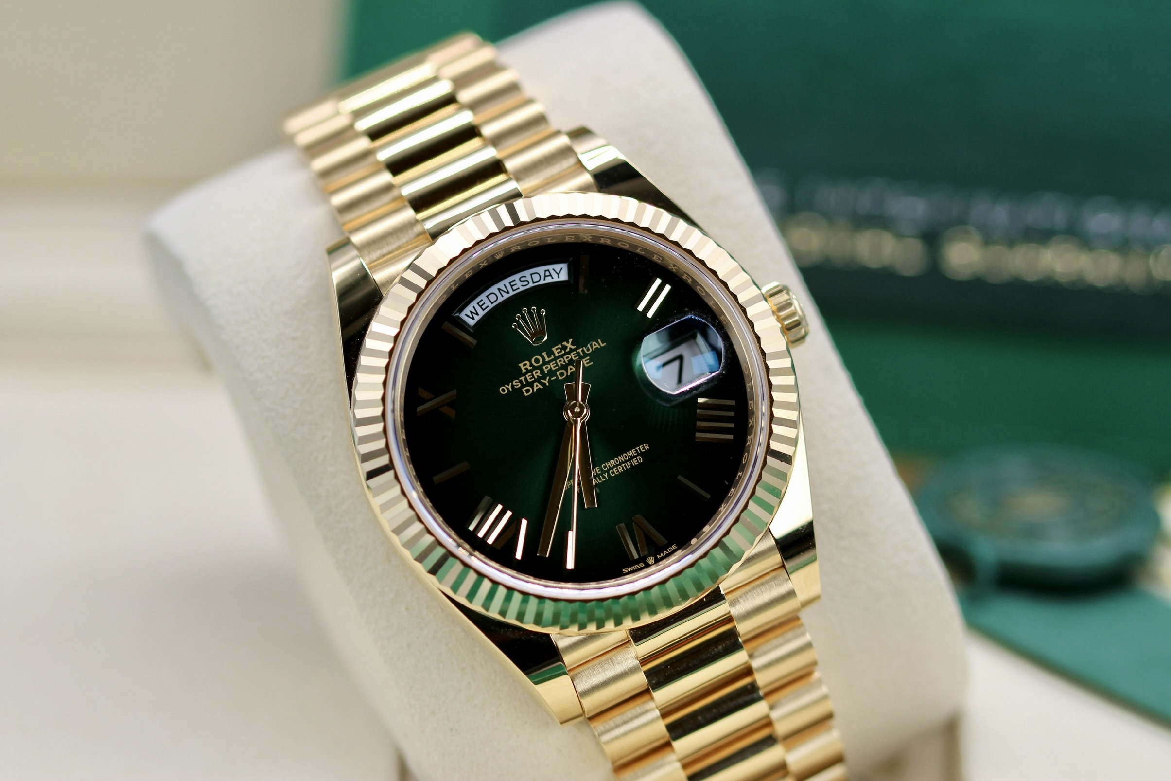 Rolex Day-Date 40 228238 Ombré Green, 2026 - Image 6